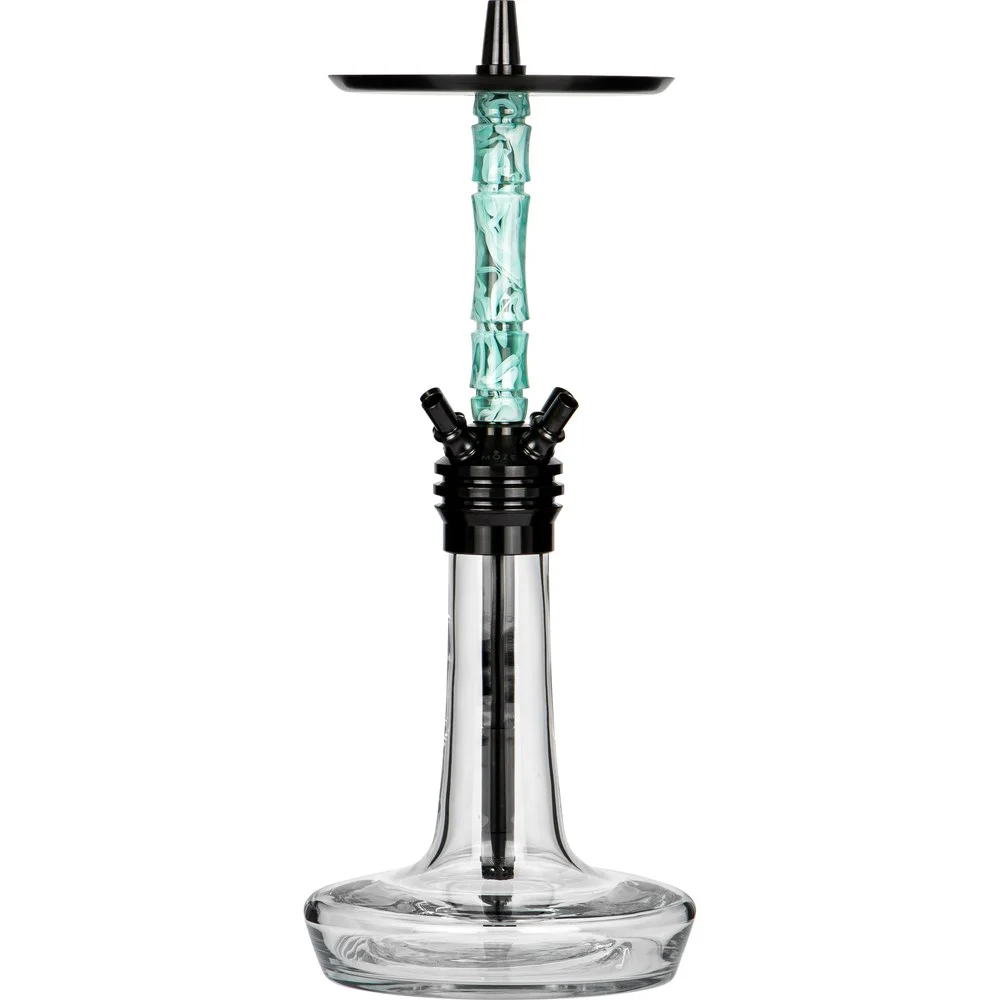 Moze Varity Squad Black - Clear - Wavy Mint Shisha