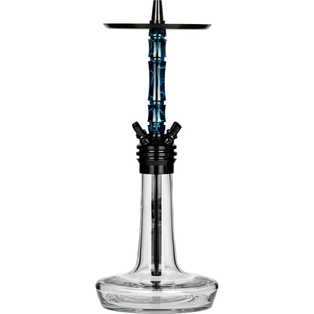 Moze Varity Squad Black - Clear - Wavy Blue Shisha