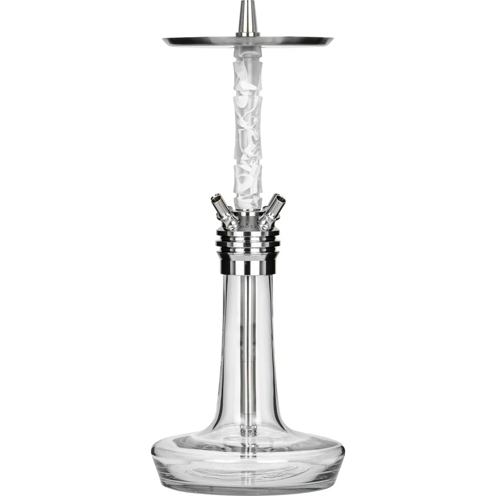 Moze Varity Squad Silver - Clear - Wavy Frosted Shisha