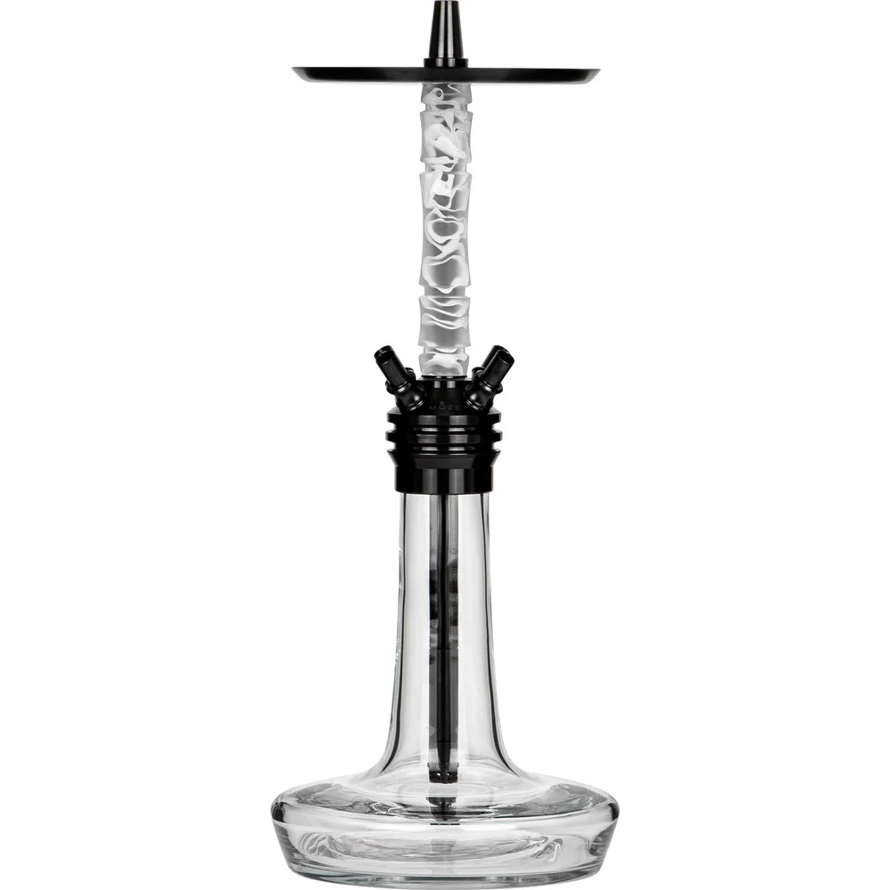 Moze Varity Squad Black - Clear - Wavy Frosted Shisha