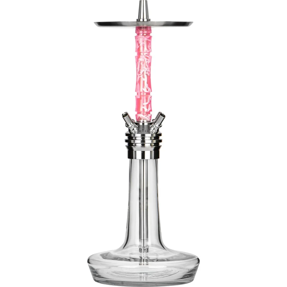 Moze Varity Squad Silver - Clear - Wavy Pink Shisha