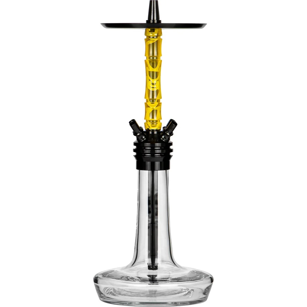 Moze Varity Squad Black - Clear - Wavy Yellow Shisha