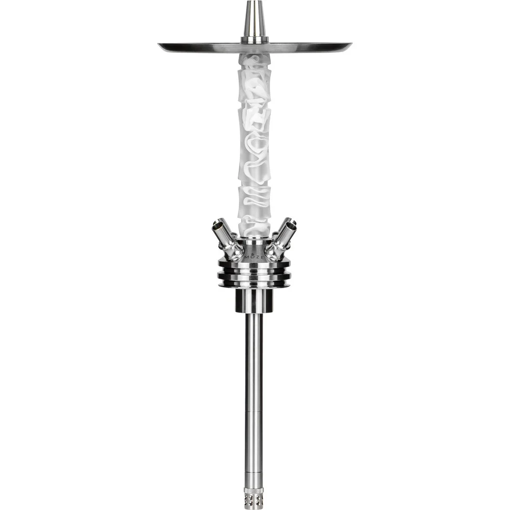 Moze Varity Squad Silver - Rauchsäulenset - Wavy Frosted Shisha