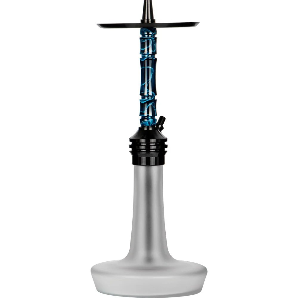 Moze Varity Lounge Black - Frosted - Wavy Blue Shisha
