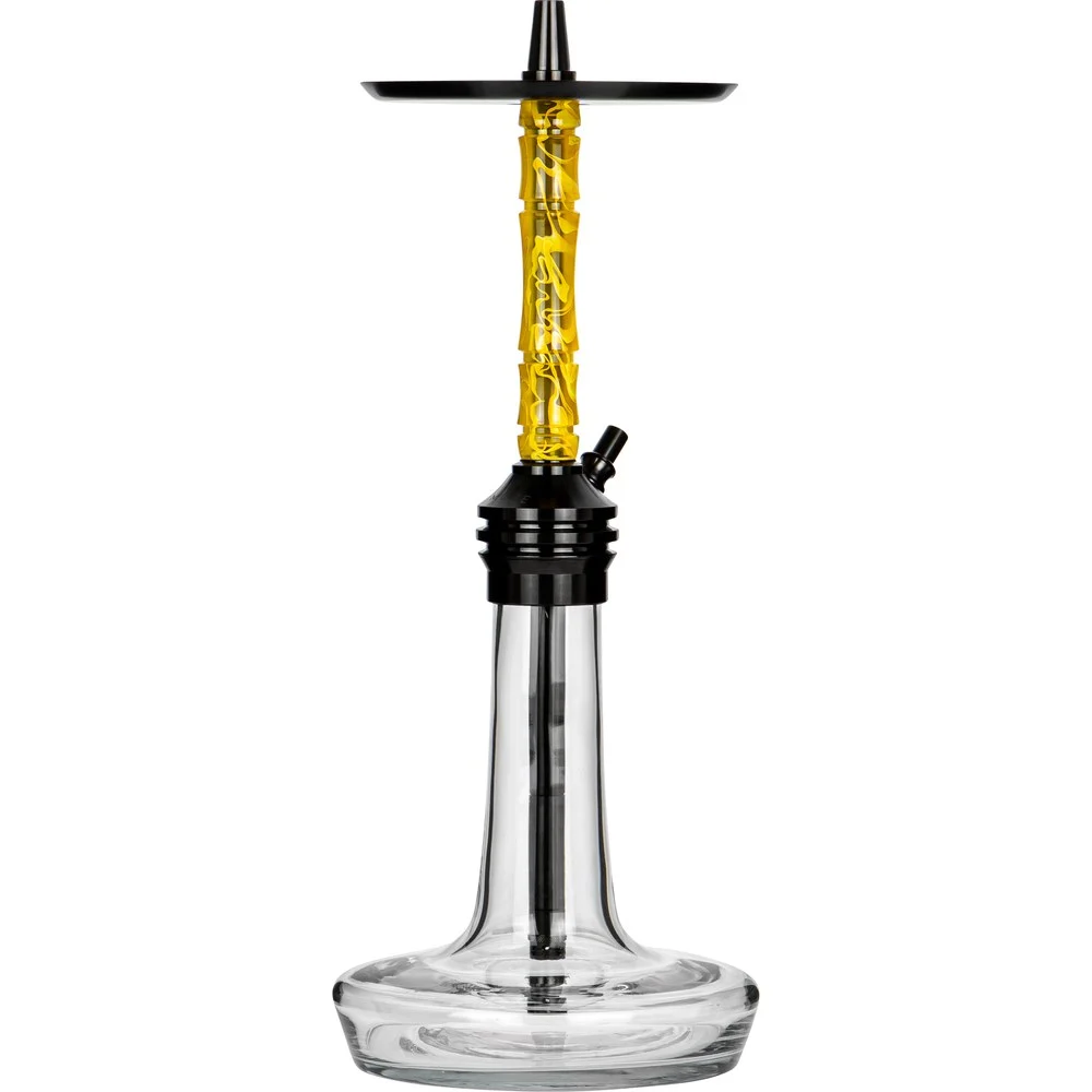 Moze Varity Lounge Black - Clear - Wavy Yellow Shisha