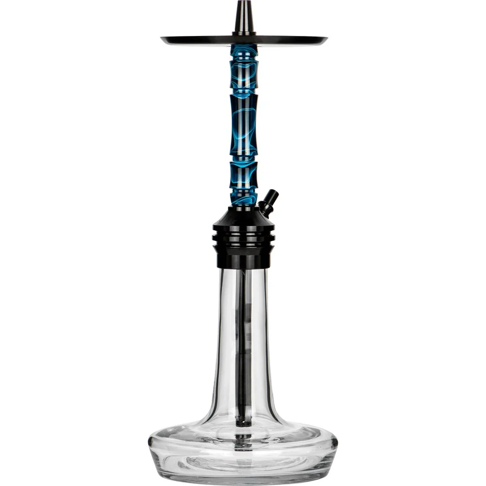 Moze Varity Lounge Black - Clear - Wavy Blue Shisha