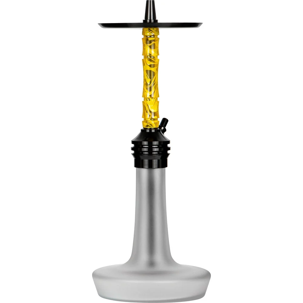 Moze Varity Lounge Black - Frosted - Wavy Yellow Shisha