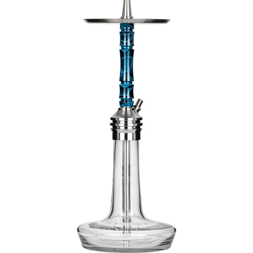 Moze Varity Lounge Silver - Clear - Wavy Blue Shisha