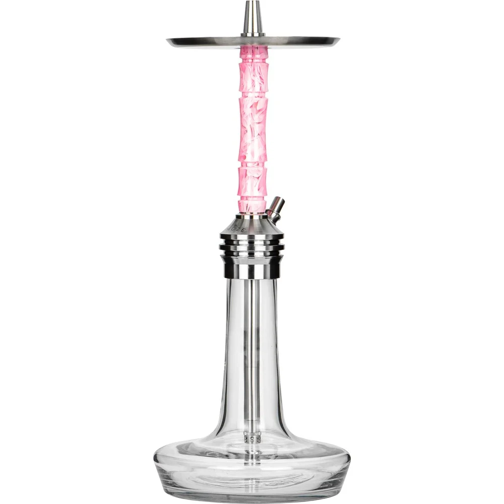 Moze Varity Lounge Silver - Clear - Wavy Pink Shisha