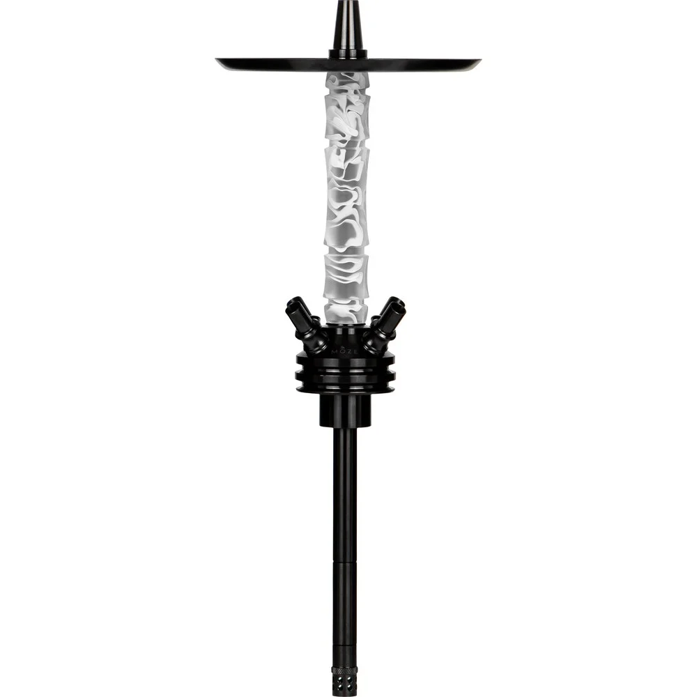 Moze Varity Squad Black - Rauchsäulenset - Wavy Frosted Shisha