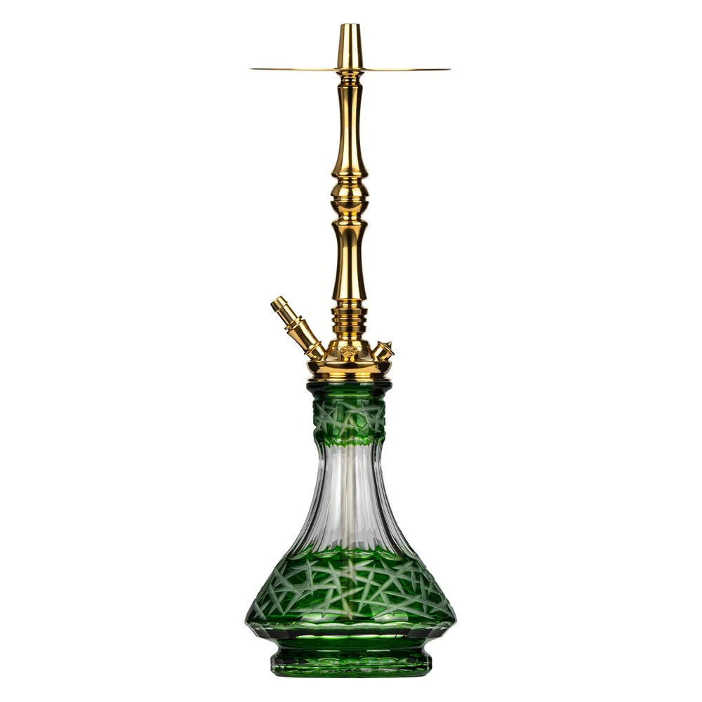 Moze Tradi L - Gold - Caesar Crystal Green Shisha