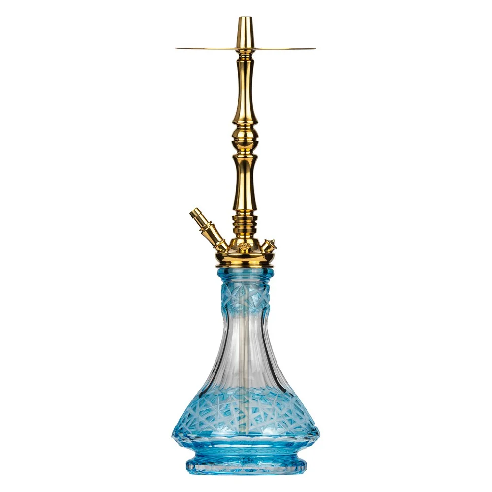 Moze Tradi L - Gold - Caesar Crystal Turquoise Shisha