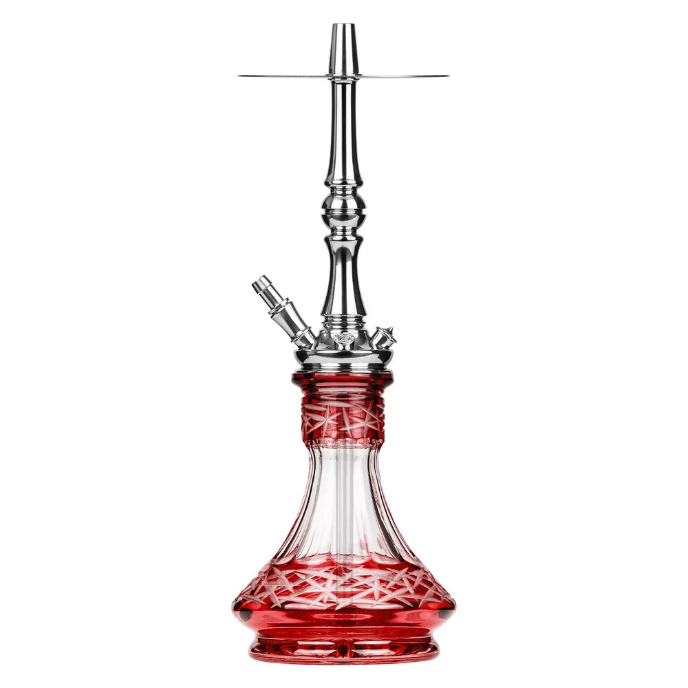 Moze Tradi M - Silver - Caesar Crystal Red Shisha