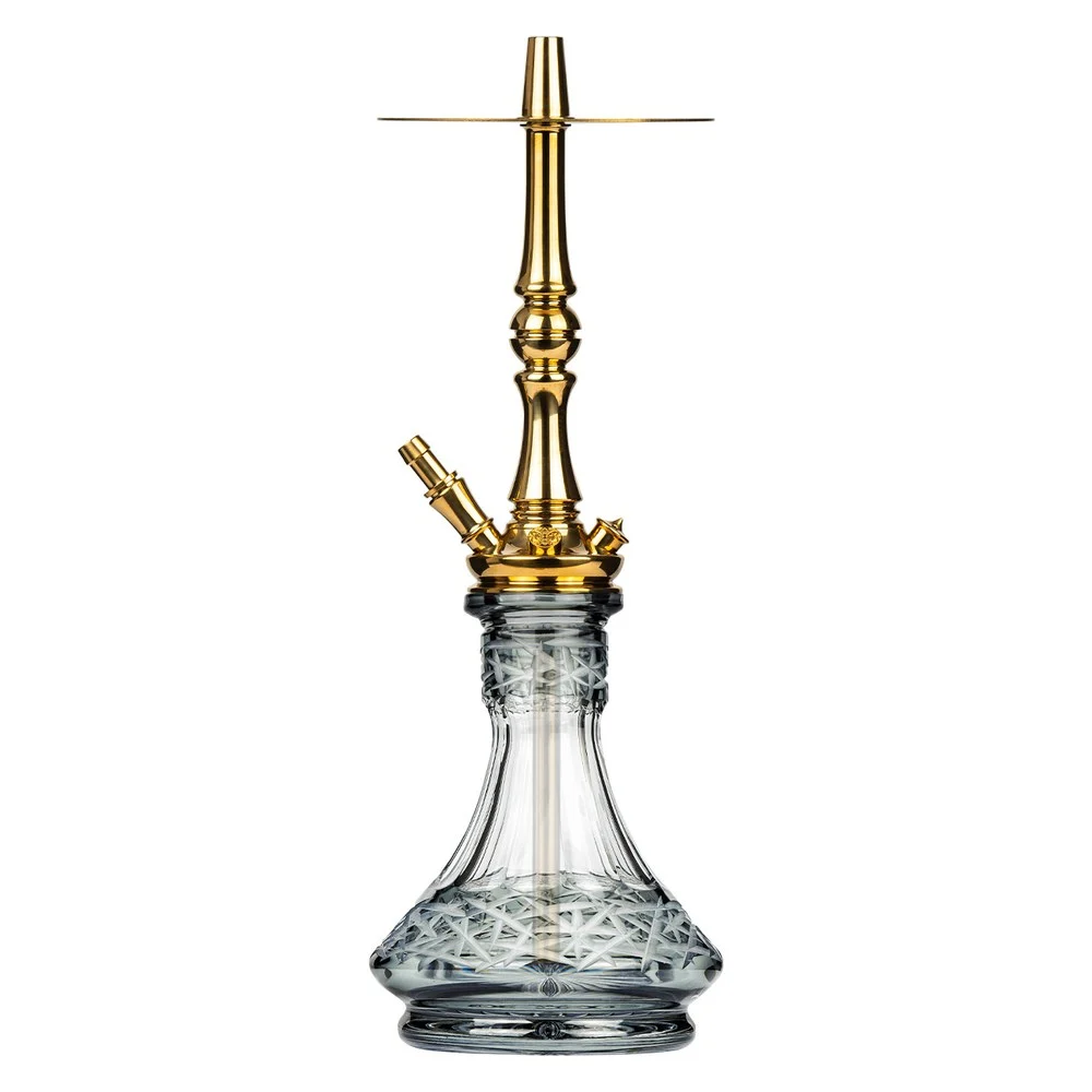 Moze Tradi M - Gold - Caesar Crystal Grey Shisha