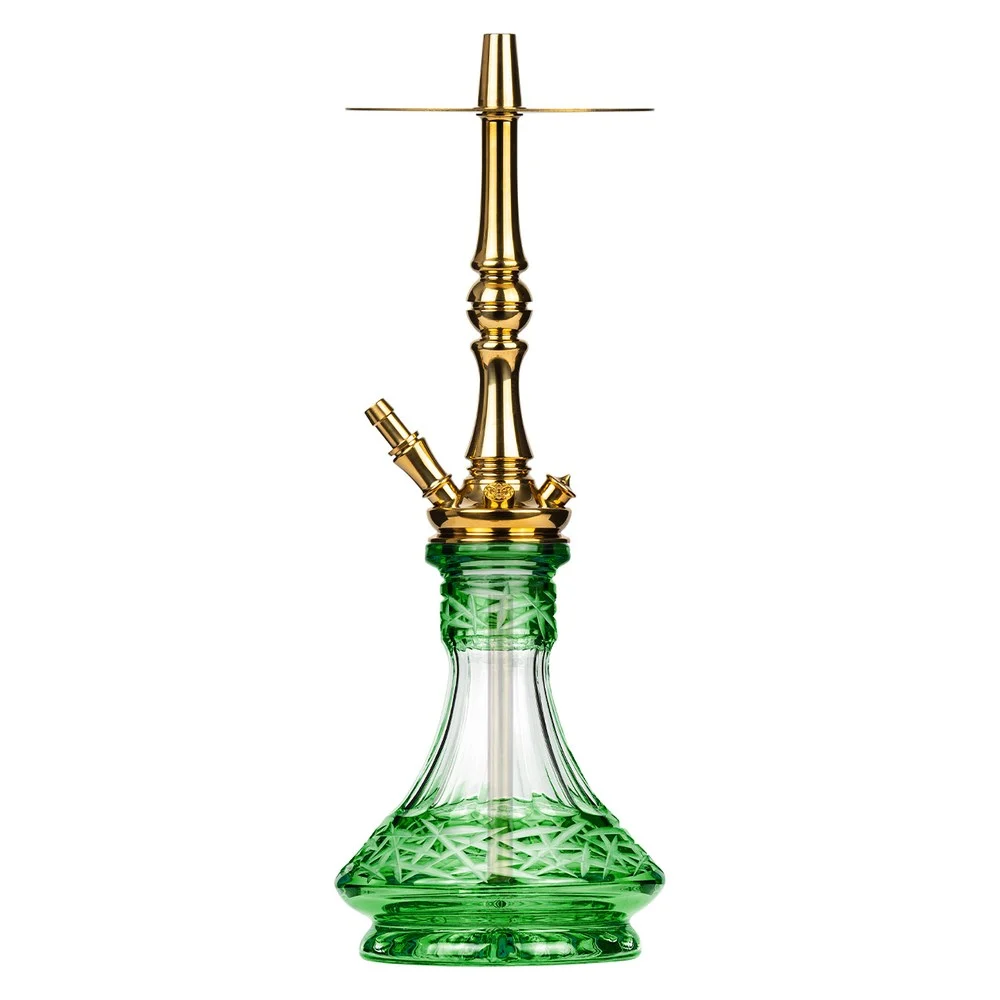 Moze Tradi M - Gold - Caesar Crystal Green Shisha