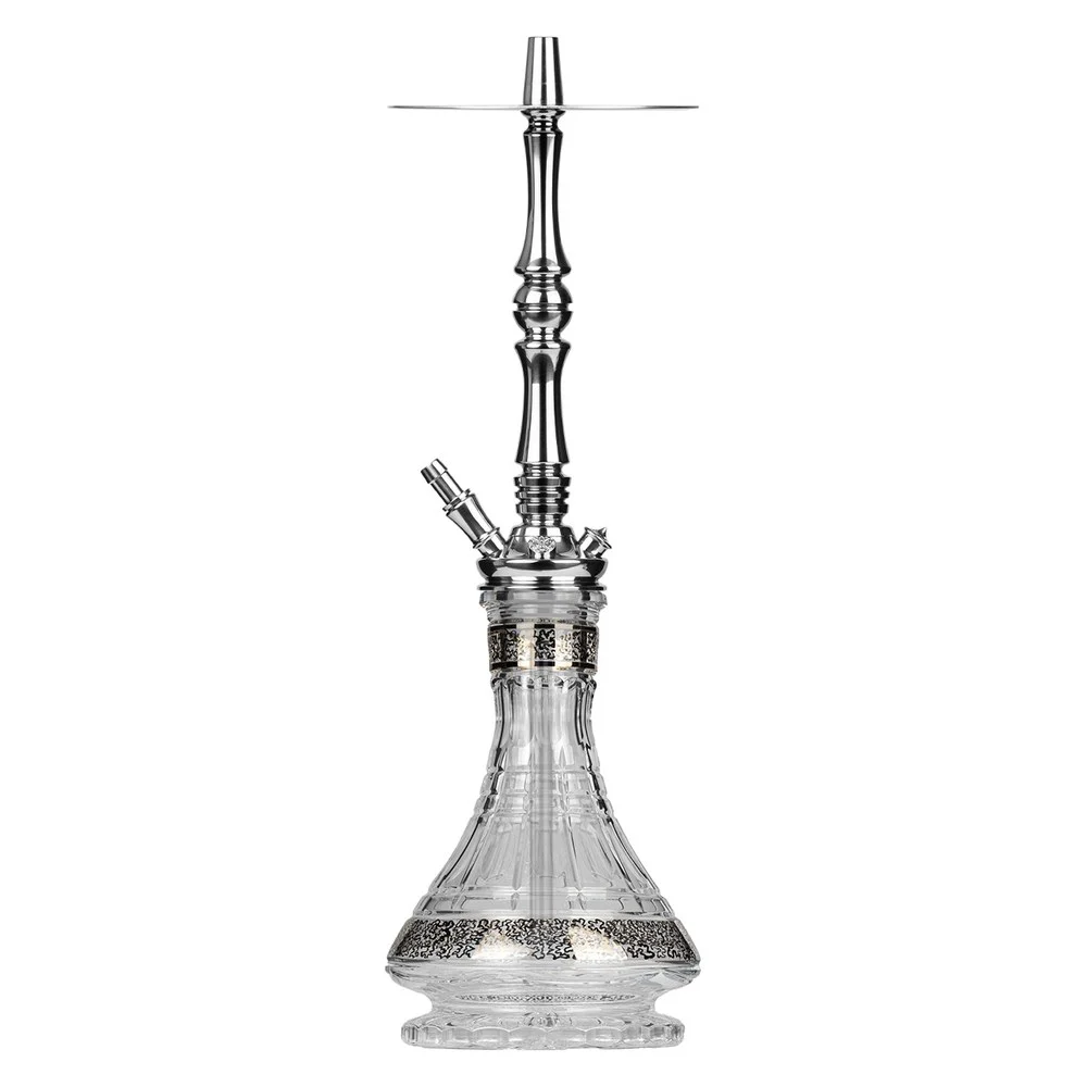Moze Tradi L - Silver - Caesar Crystal Zayna Shisha