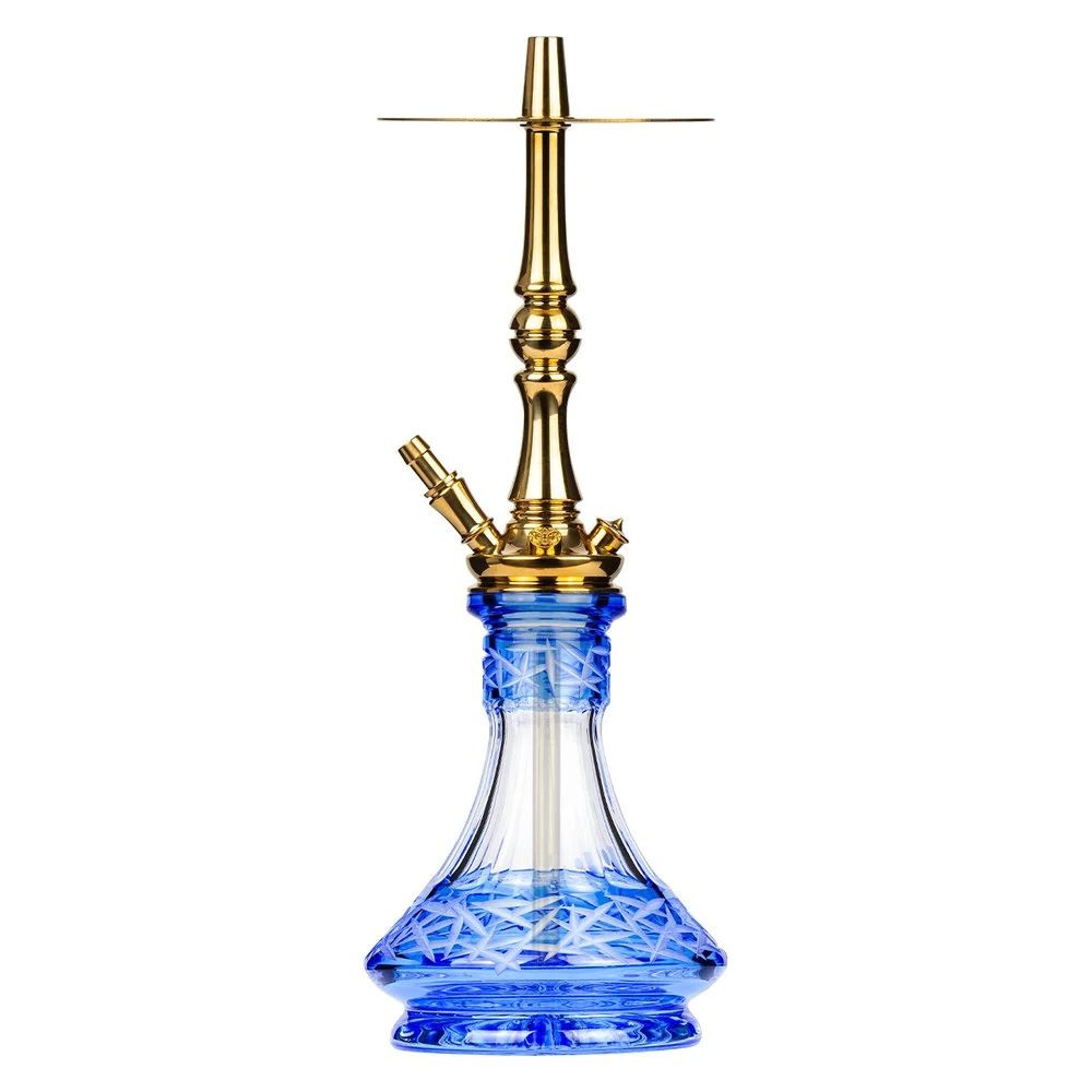 Moze Tradi M - Gold - Caesar Crystal Blue Shisha