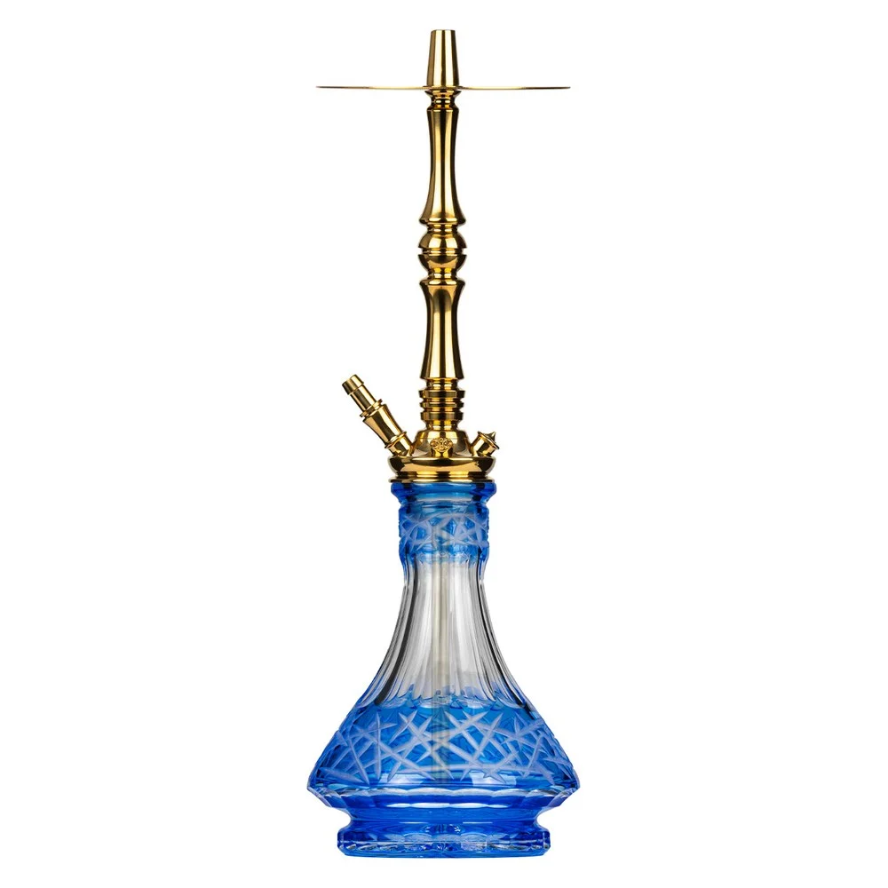 Moze Tradi L - Gold - Caesar Crystal Blue Shisha
