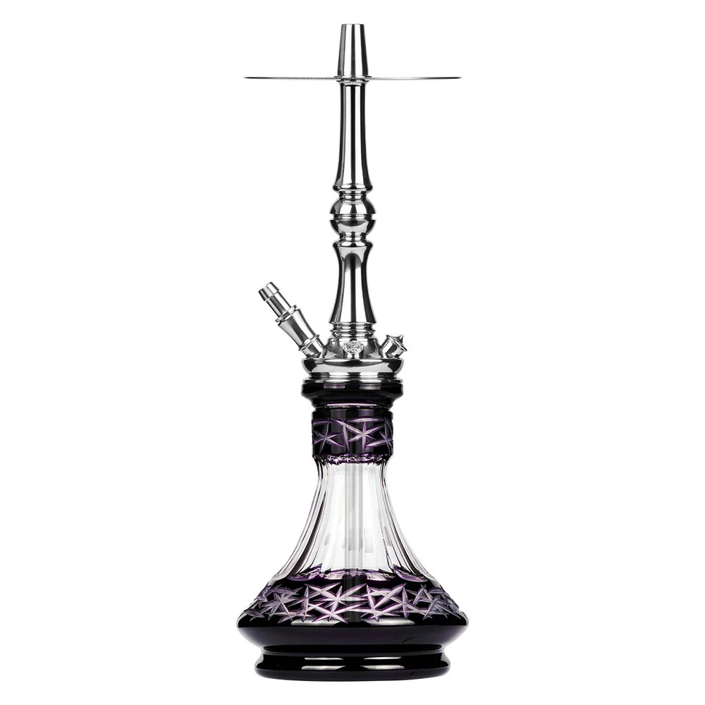 Moze Tradi M - Silver - Caesar Crystal Purple Shisha