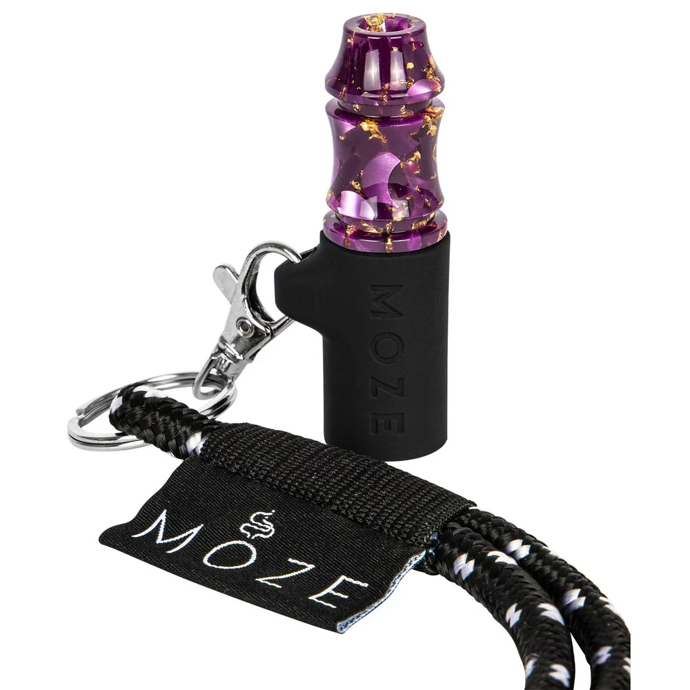 Moze Tip Gold Line - Purple Mehrweg Hygienemundstück