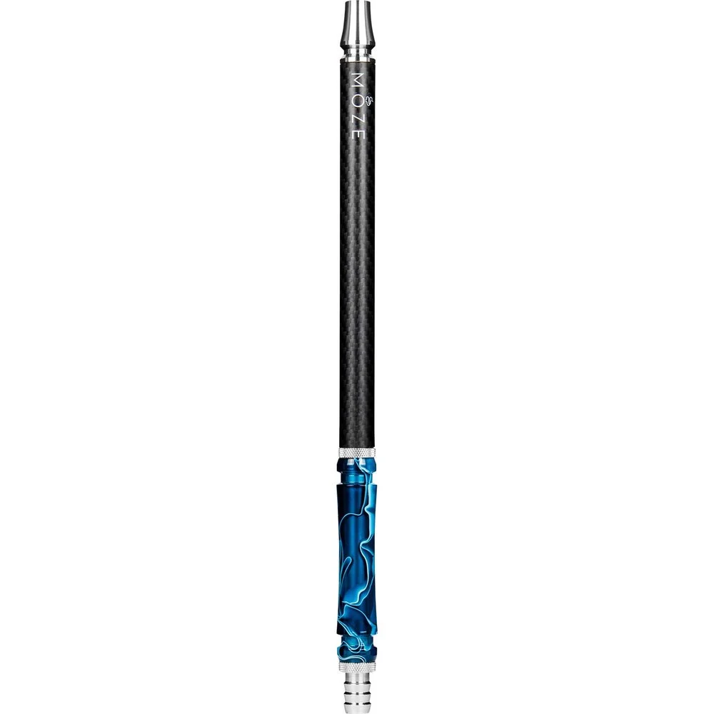 Moze Carbon Mouthpiece - Wavy Blue Shisha Mundstück