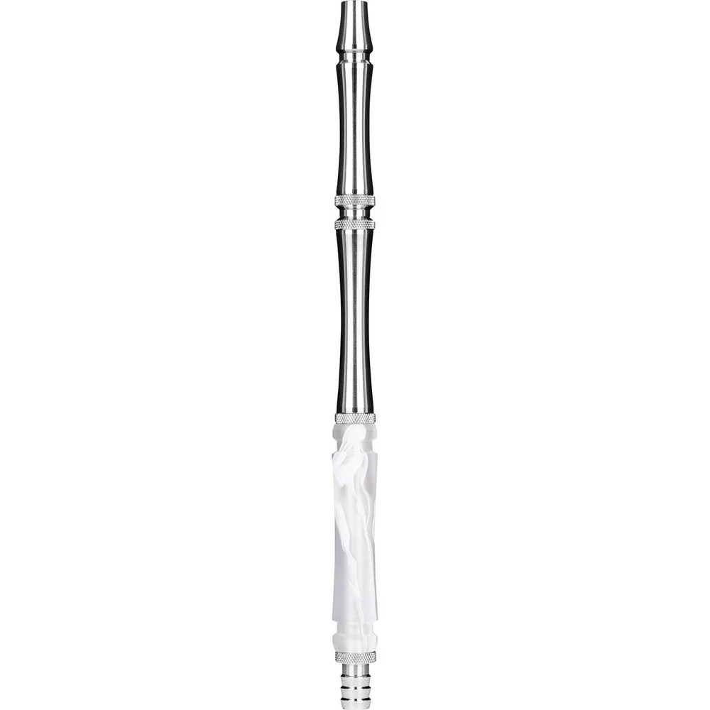 Moze Stainless Steel Mouthpiece - Wavy Frosted Shisha Mundstück