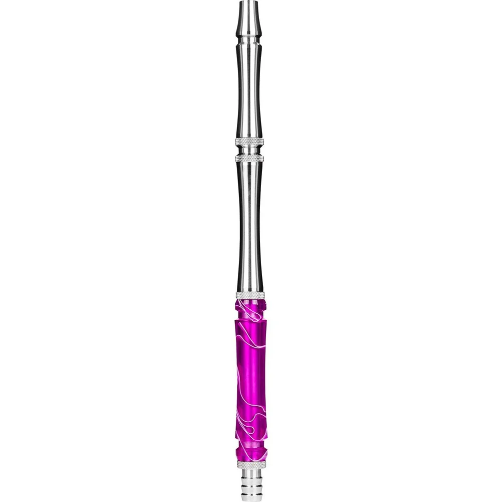 Moze Stainless Steel Mouthpiece - Wavy Purple Shisha Mundstück