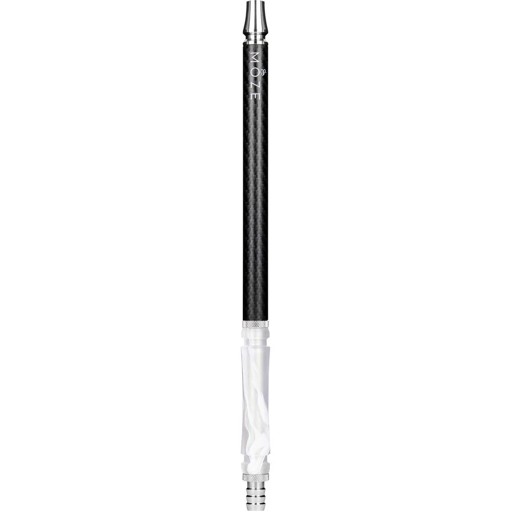 Moze Carbon Mouthpiece - Wavy Frosted Shisha Mundstück